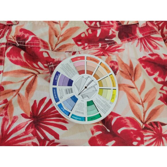 Liz Claiborne Women Pants 24P Plus Petite Michaela Capri Red Floral FLO72XE - Picture 7 of 9